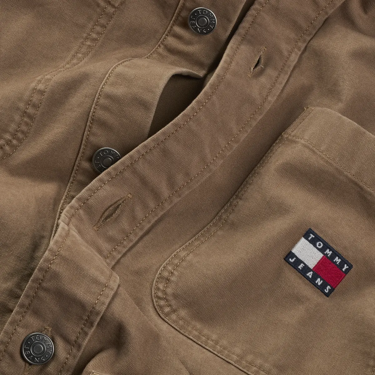 Tommy Hilfiger TJM CANVAS CORD OVER, GWG Kahverengi Erkek Gömlek