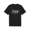 Puma GRAPHICS Skateboard Tee Siyah Erkek T-Shirt & Polo