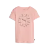 Puma ESS+ Graphic Tee Pembe Kadın T-Shirt