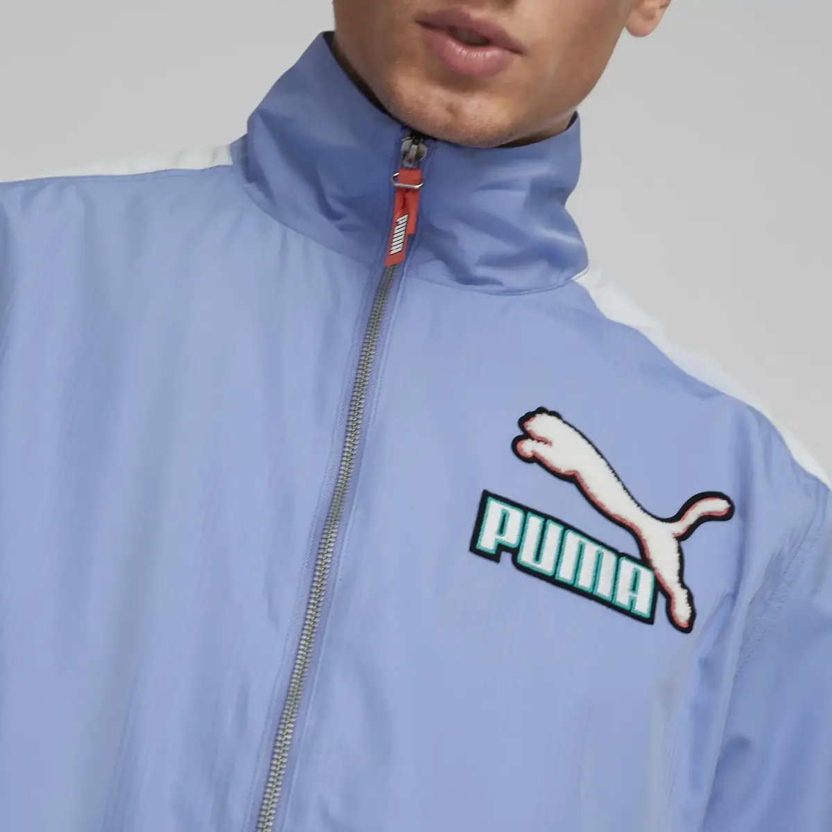 Puma T7 Fandom Track Jacket Mor Erkek Fermuarlı Sweatshirt
