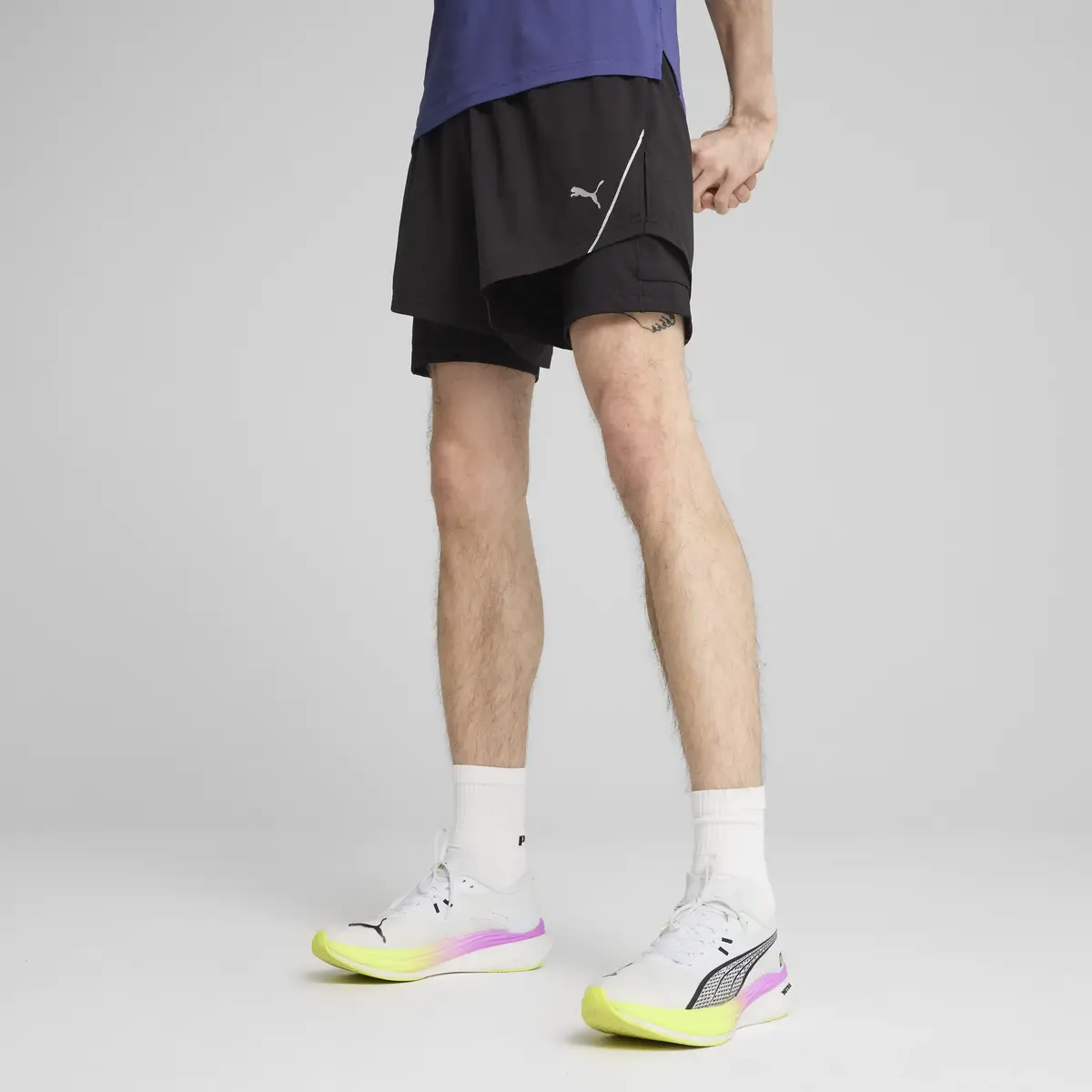 PUMA EVERYDAY UW 2IN1 5 SHORT M Siyah Erkek Şort