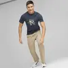 Puma GRAPHICS Reflective Tee Dark Night Lacivert Erkek T-Shirt