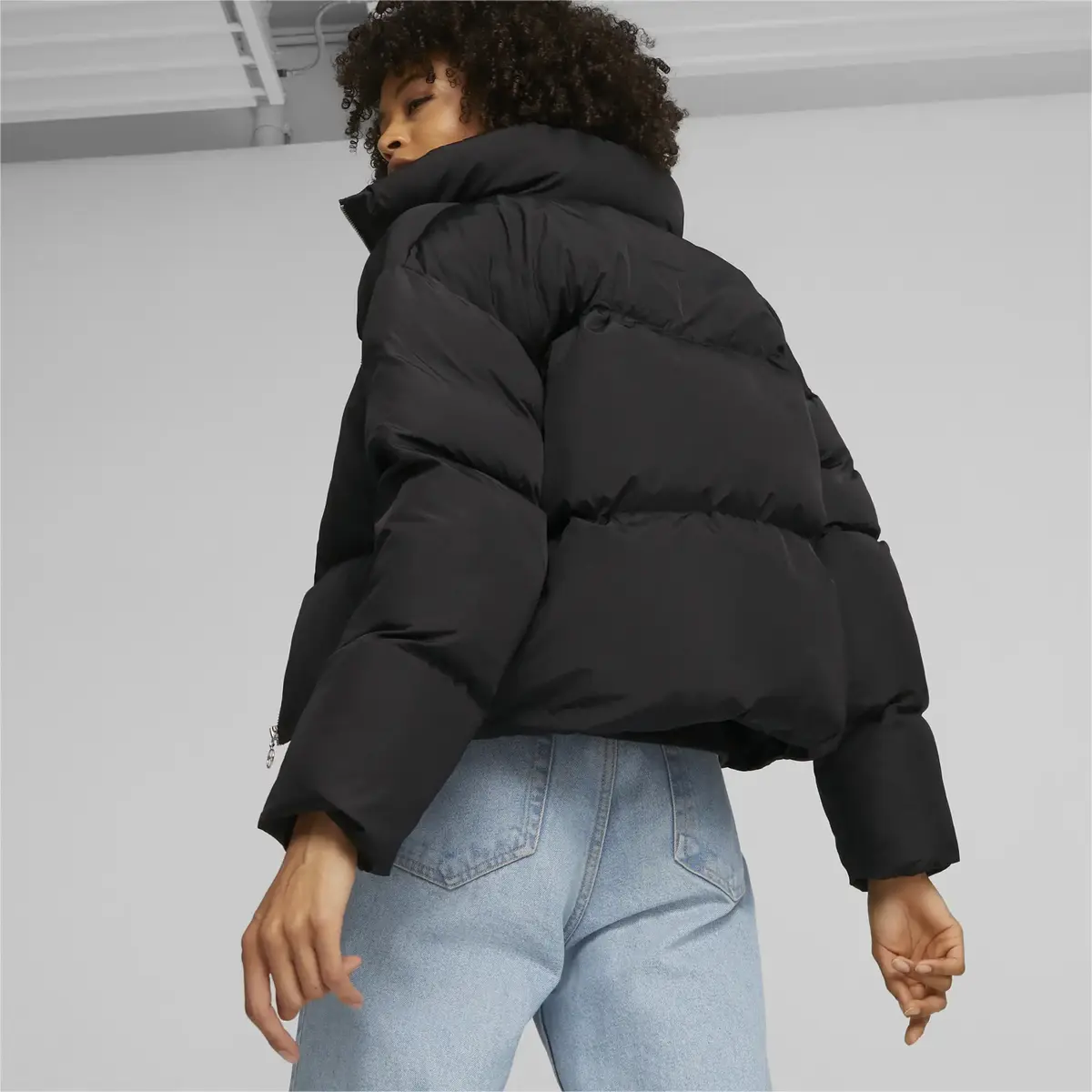 Puma Classics Oversized Puffer Siyah Kadın Mont