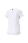 Puma Fit Logo Tee Beyaz Kadın Koşu Ve Performans T-Shirt