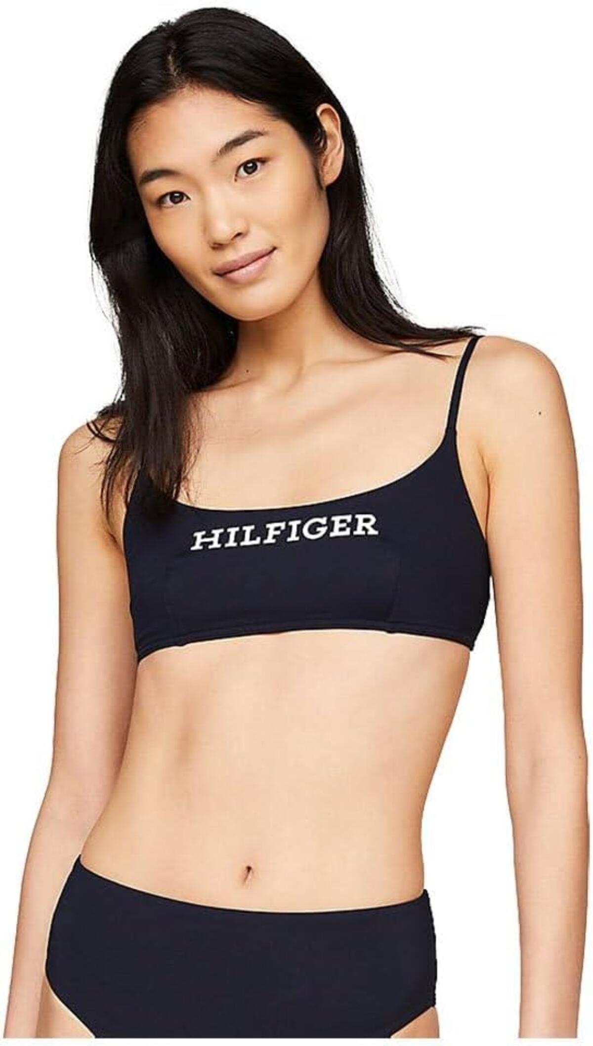 Tommy Hilfiger BRALETTE, DW5 Siyah Kadın Bikini Üstü