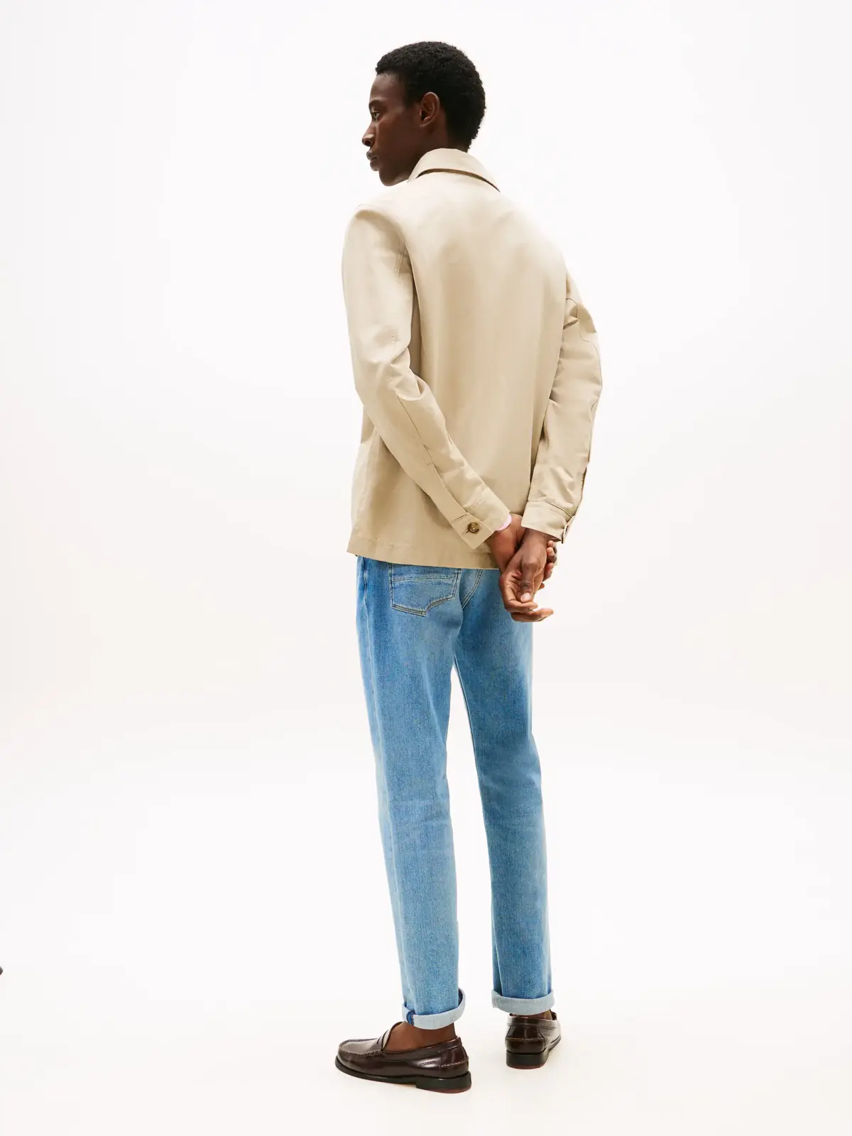 Tommy Hilfiger DC PERFORMANCE LI SH, RBT Bej Erkek Gömlek