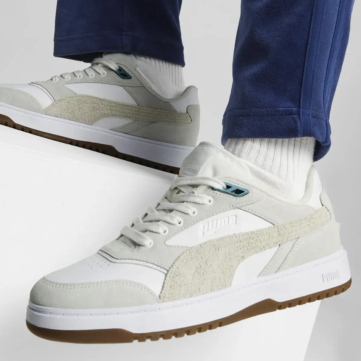 Puma Doublecourt PRM Beyaz Kadın Günlük Spor Ayakkabı