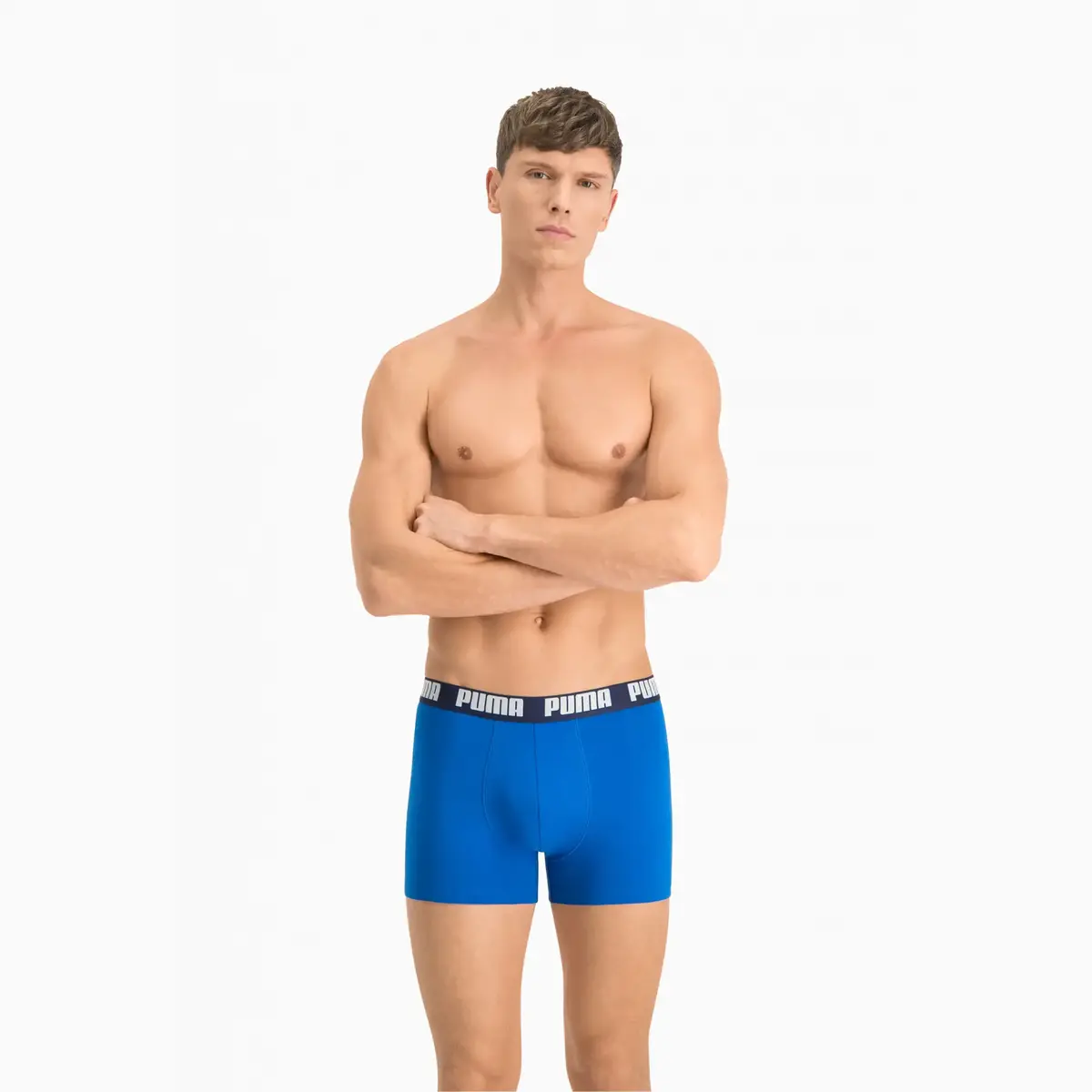 Puma Puma Basic Boxer 2P Mavi Erkek 2'li Boxer