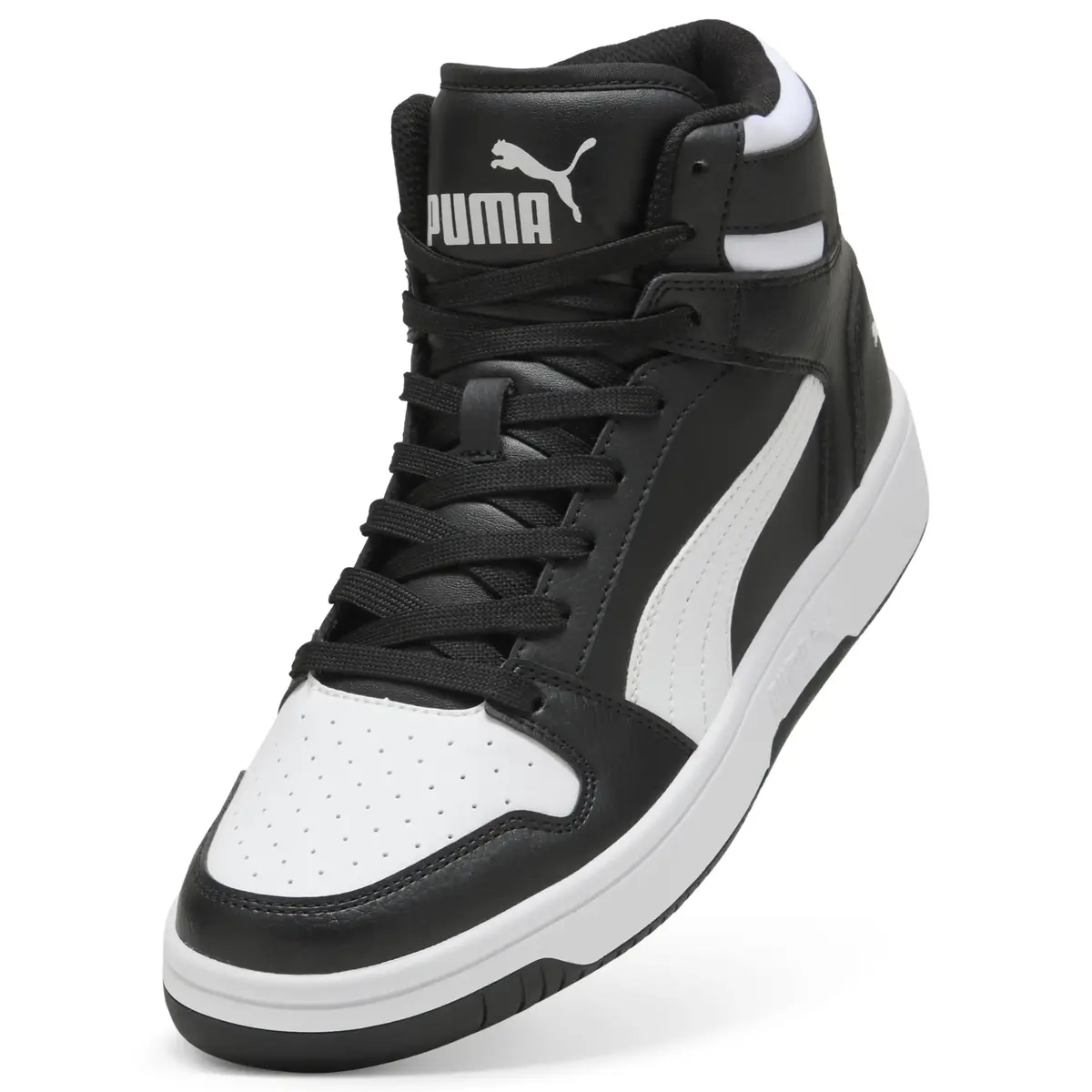 Puma Puma Rebound LayUp SL Siyah Erkek Bilekli Günlük Spor Ayakkabı