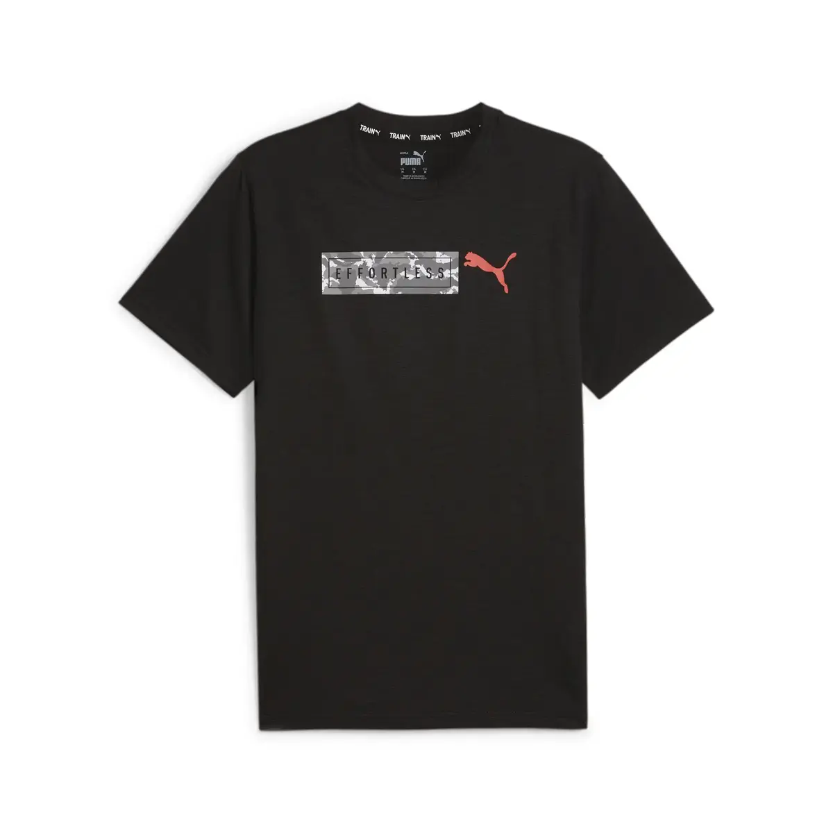 Puma MEN’S GRAPHIC ENGINEERED FOR STRENGTH TEE Siyah Erkek T-Shirt