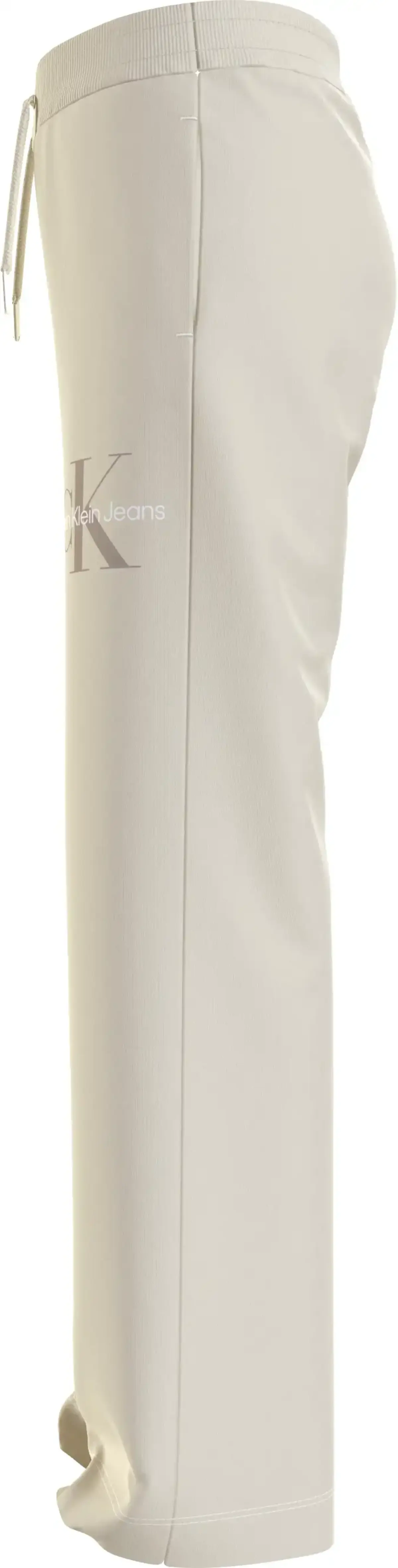 Calvin Klein MONOGRAM OFF PLACED Kadın Krem Eşofman Altı