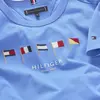 Tommy Hilfiger MULTI FLAG EMB REG T, C30 Mavi Erkek Çocuk T-Shirt & Polo