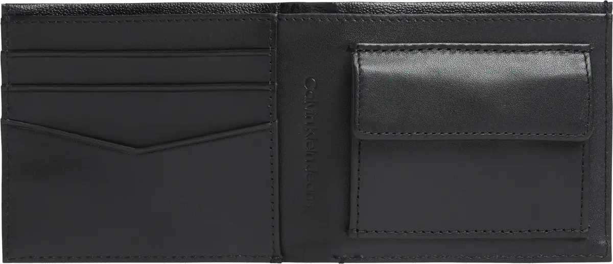Calvin Klein MONO SILVER BIFOLD W Erkek Siyah Cüzdan