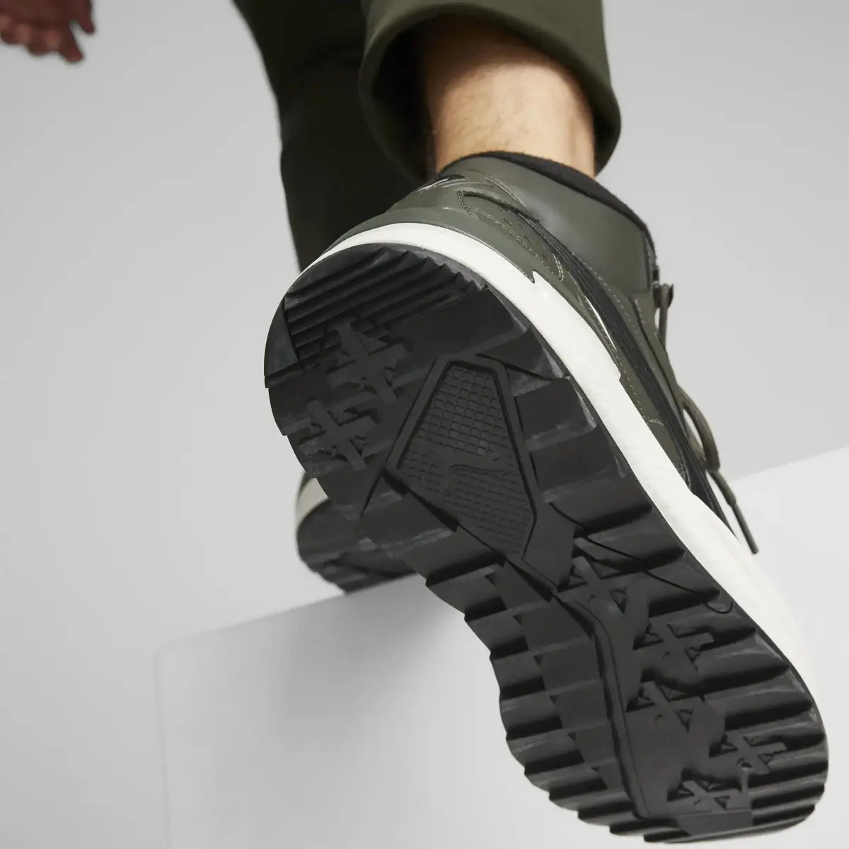 Puma X-Ray Speed Mid Wtr L Yeşll Erkek Bilekli Günlük Spor Ayakkabı