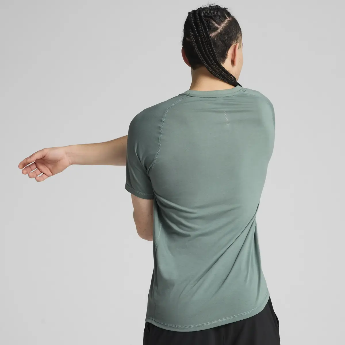 PUMA RUN VELOCITY TEE TRI-BLEND Yeşil Erkek T-Shirt