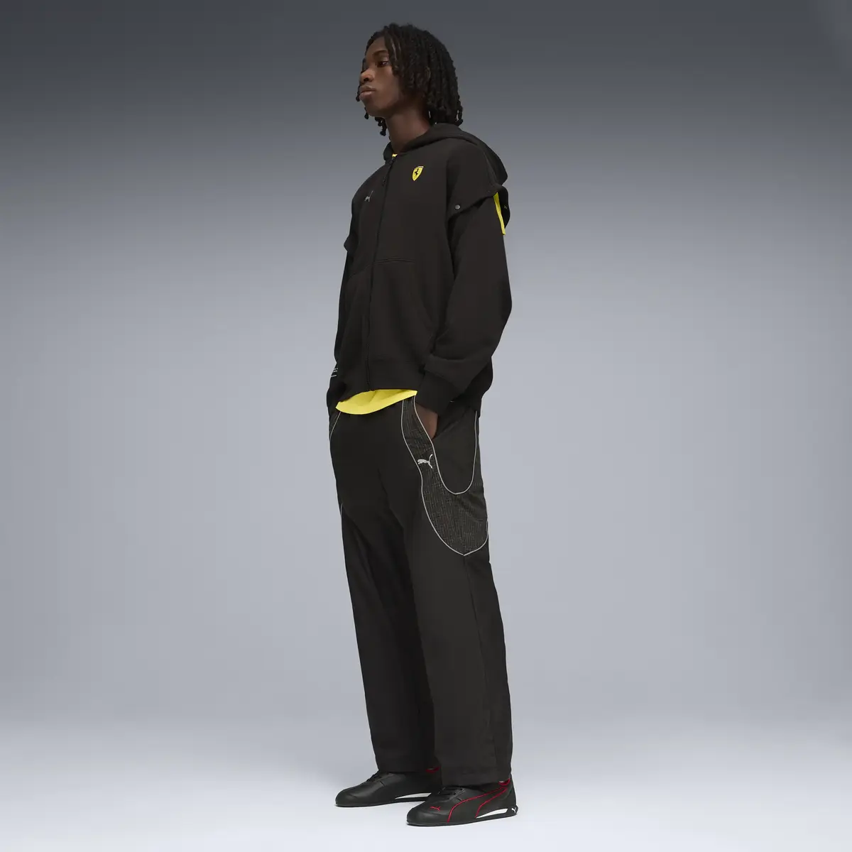 PUMA Ferrari Pumatech-X Pant wv Siyah Erkek Eşofman Altı