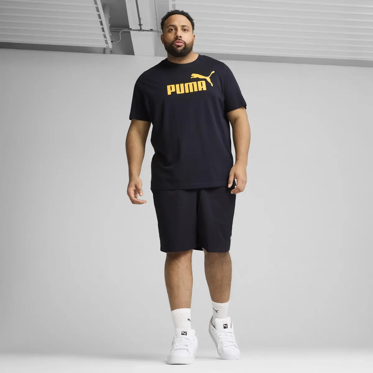 Puma ESS No. 1 Logo Tee Lacivert Erkek T-Shirt