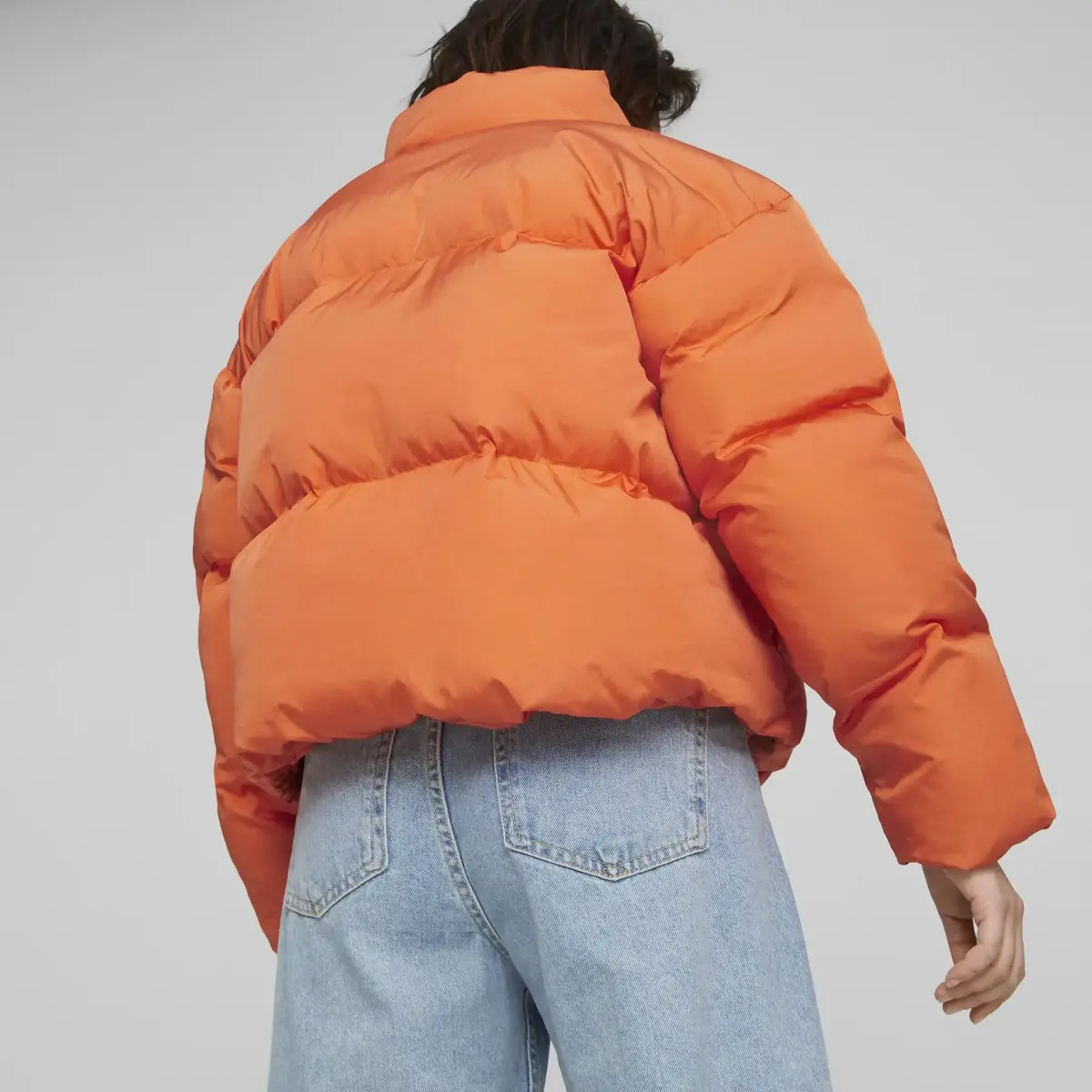 PUMA Classics Oversized Puffer Turuncu Kadın Mont