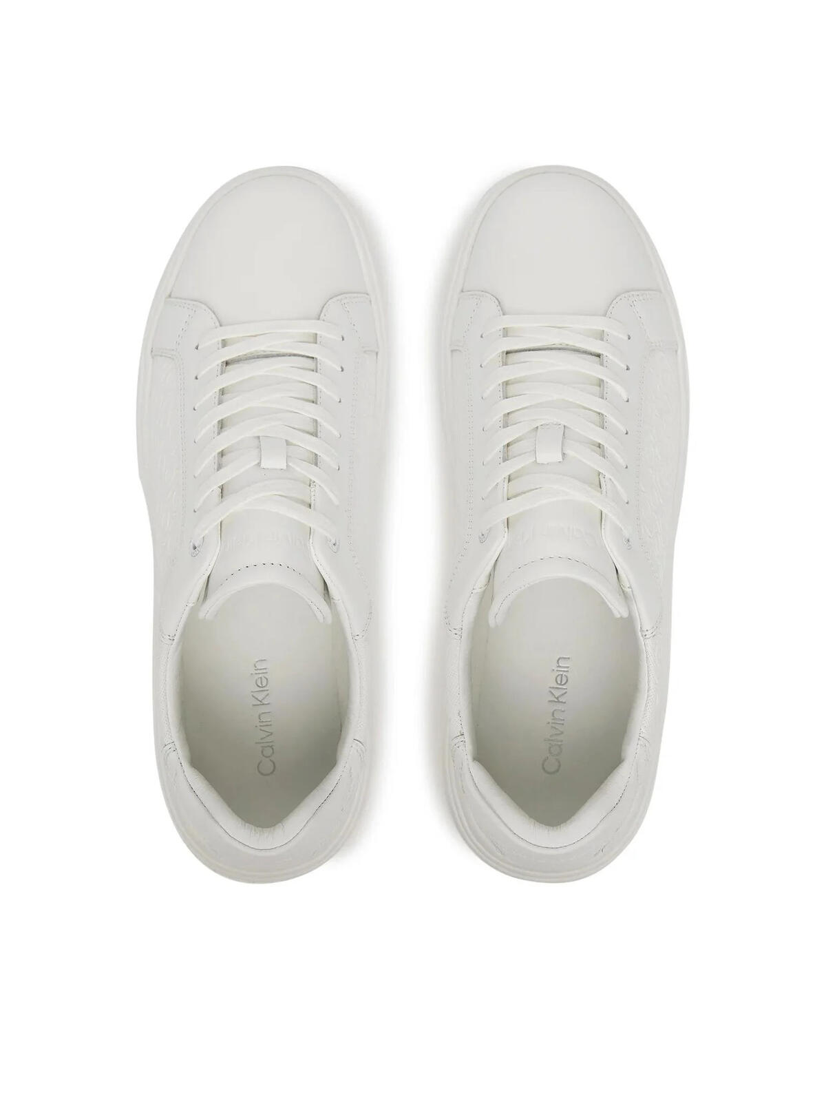 Calvin Klein CHUNKY LOW TOP LACE UP MONO Beyaz Erkek Günlük Spor Ayakkabı
