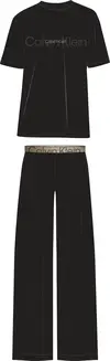 Calvin Klein S/S PANT SET Kadın Siyah Eşofman Takımı