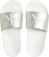 Calvin Klein SLIDE NY PEARL Kadın Beyaz Terlik