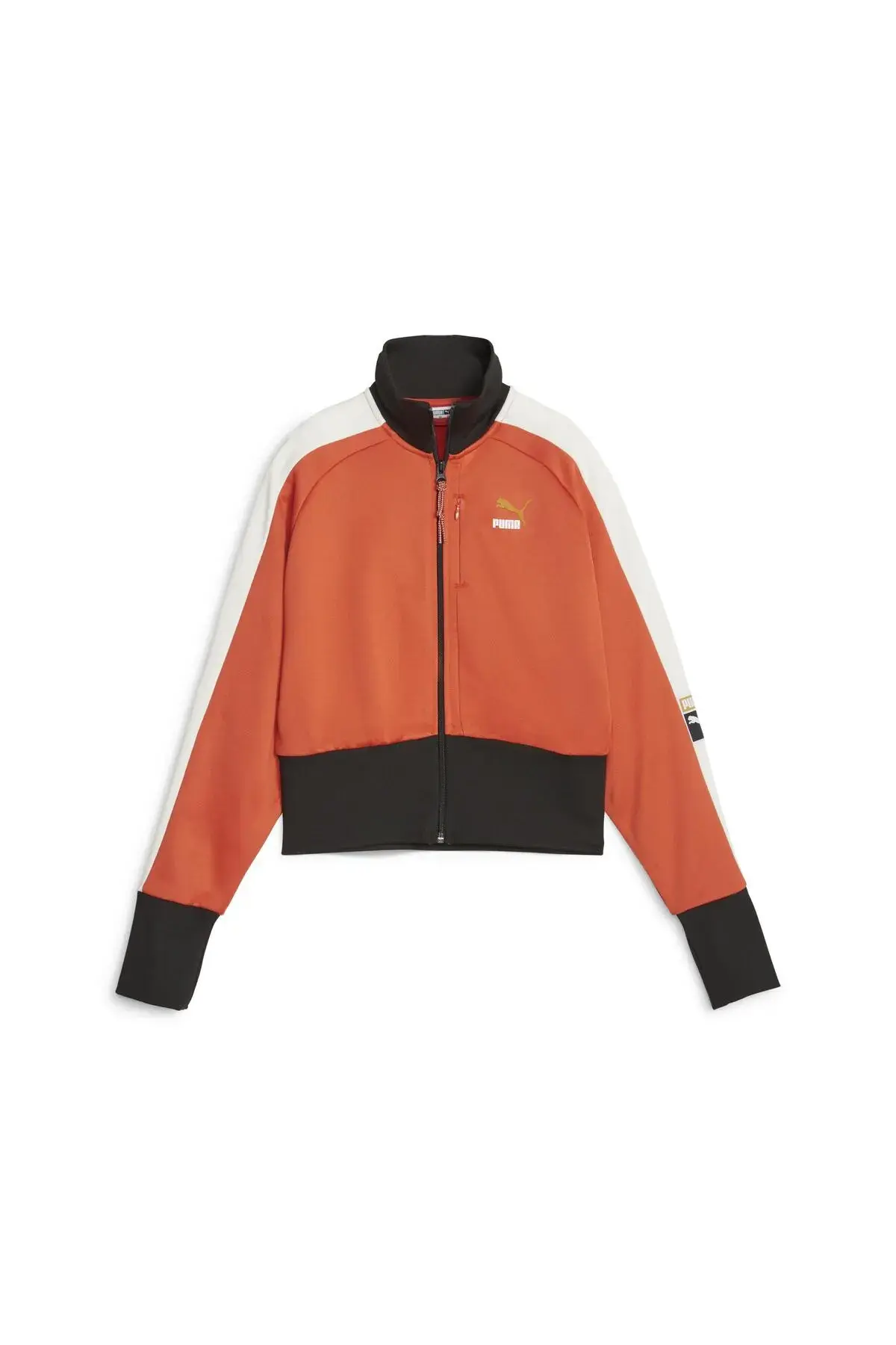 Puma T7 FORWARD HISTORY Track Jacket DK Kahverengi Kadın Fermuarlı Sweatshirt
