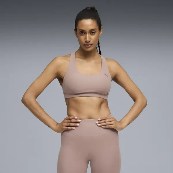 Puma CLOUDSPUN BRA - MID Açık Kahve Kadın Sporcu Sütyeni