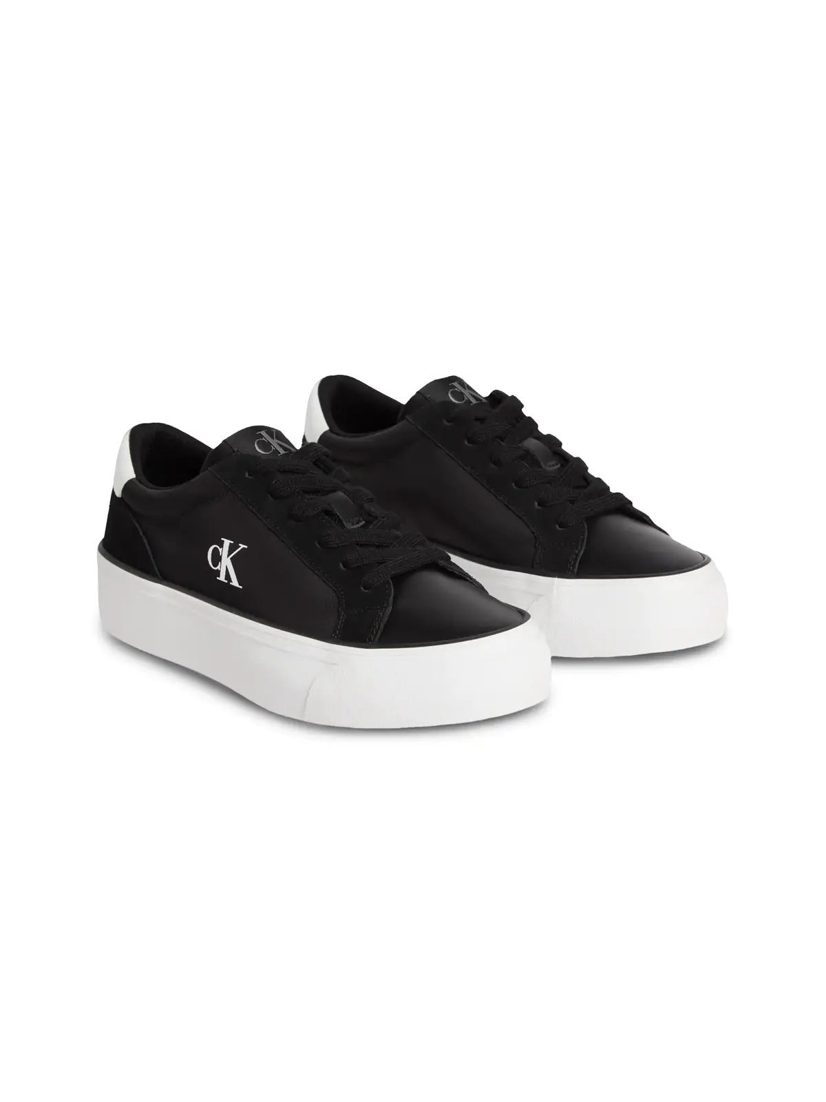 Calvin Klein VULC FLATFORM MG NYL, 0GM Siyah Kadın Spor Ayakkabı & Sneaker