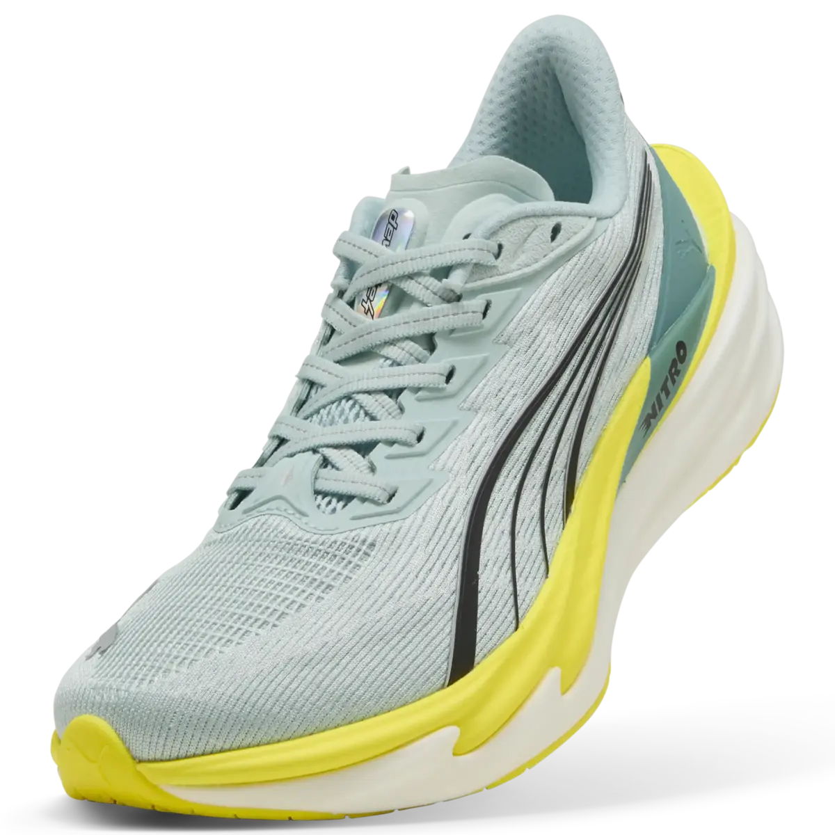 PUMA Deviate NITRO 4 Wns Mavi Kadın Yürüyüş ve Koşu Ayakkabısı