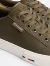 Tommy Hilfiger TH HI VULC STREET LO, RBN Yeşil Erkek Spor Ayakkabı & Sneaker