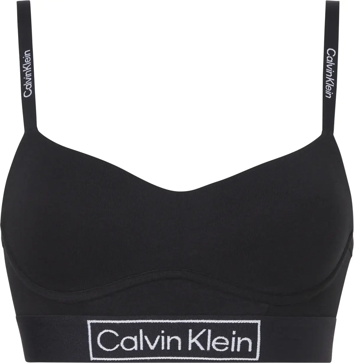 Calvin Klein LGHT LINED BRALETTE Kadın Siyah Bralet