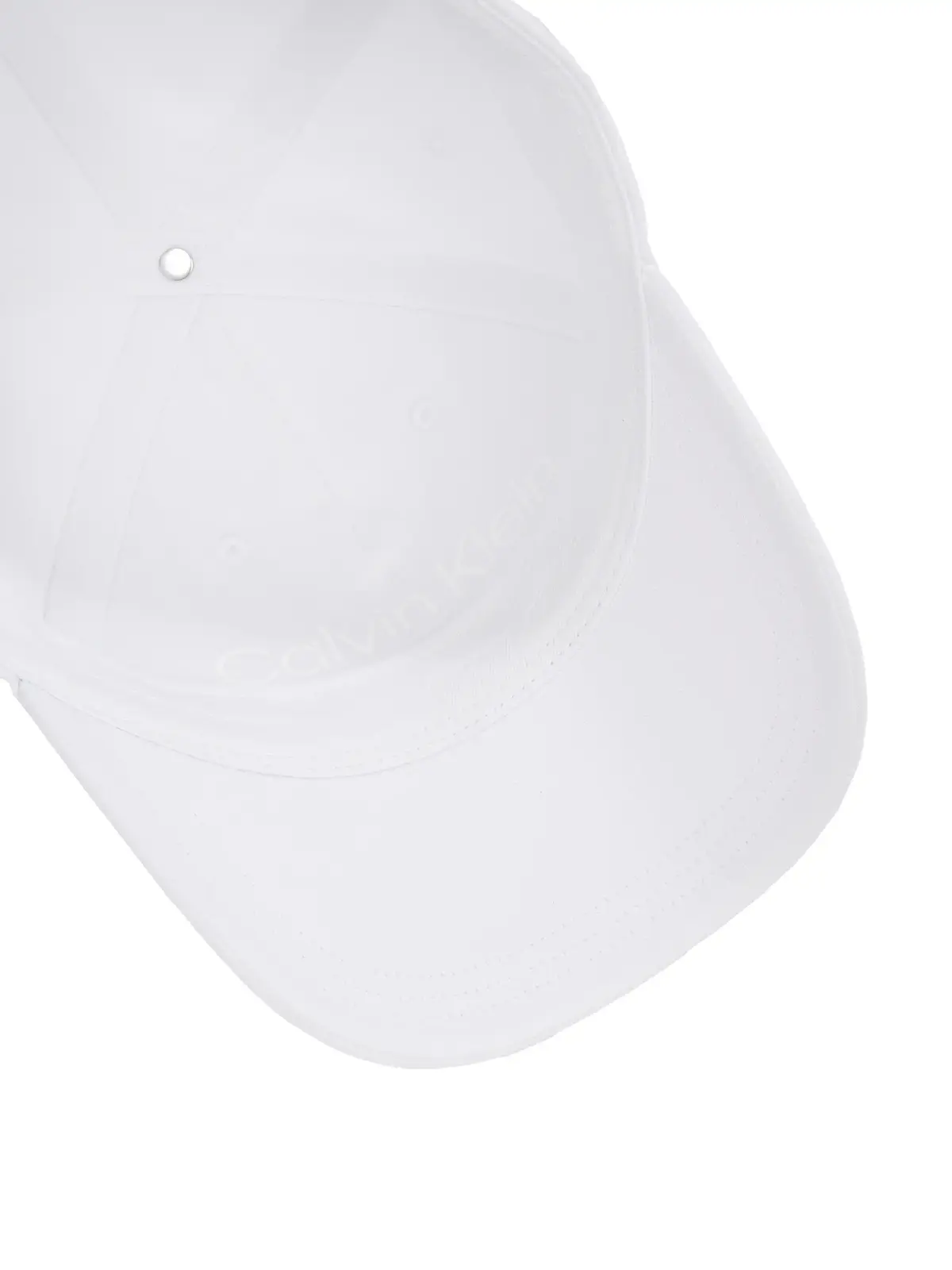 Calvin Klein CK METAL COTTON CAP Beyaz Erkek Şapka