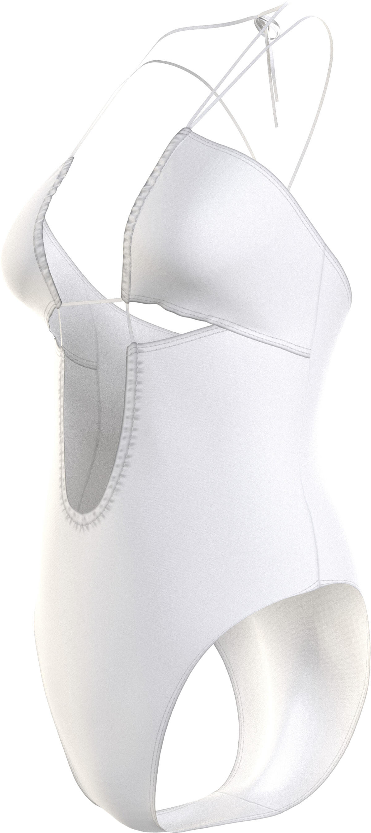 Calvin Klein ONE PIECE Kadın Beyaz Mayo