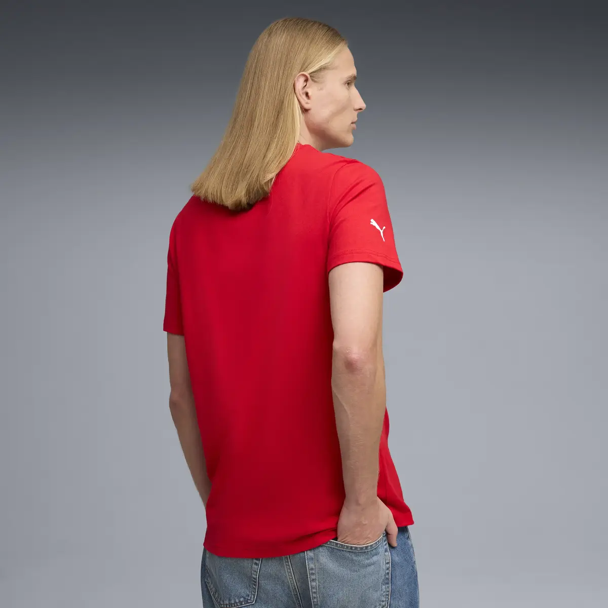 Puma Ferrari Colored Shield Tee Kırmızı Erkek T-Shirt