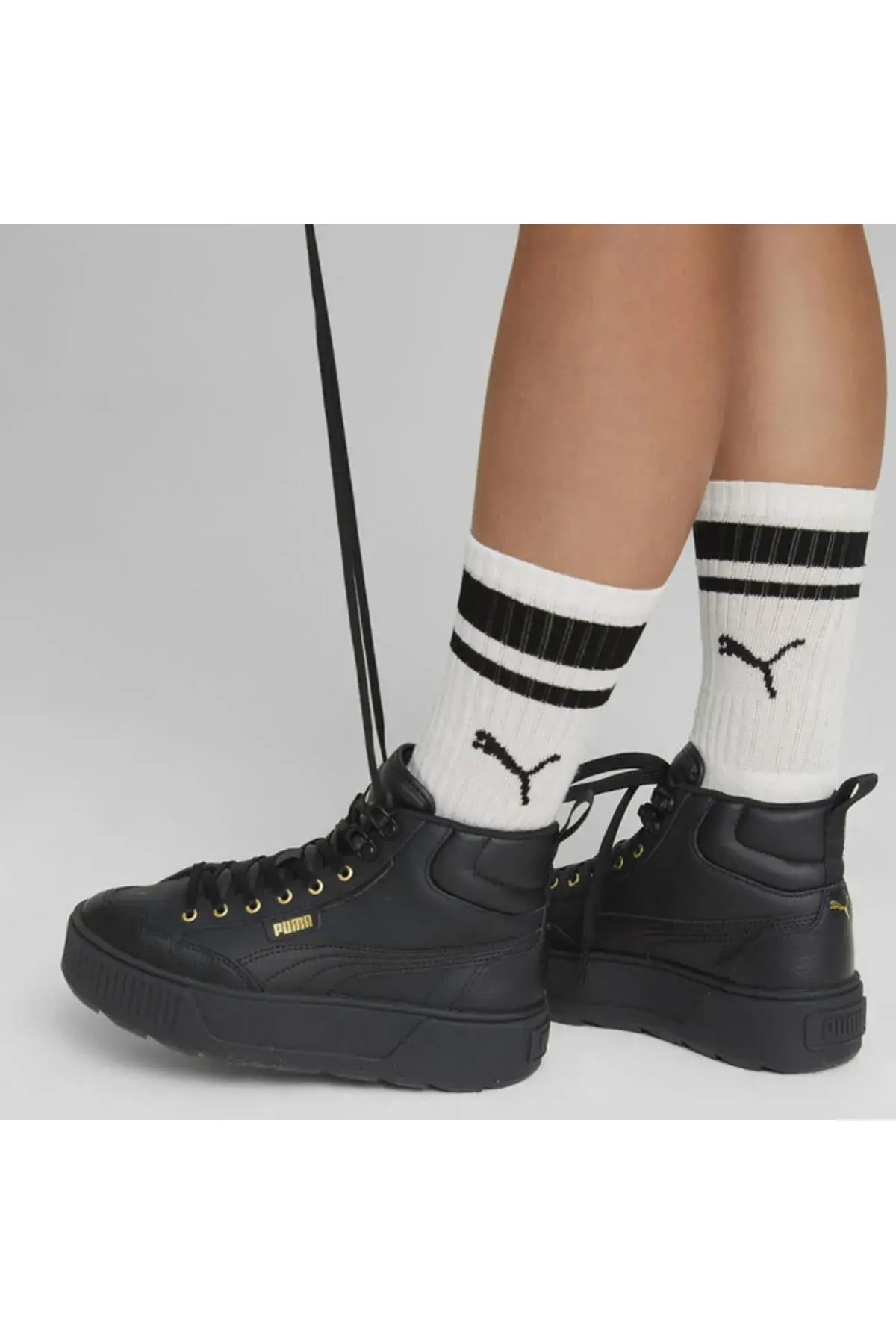 Puma Karmen Mid Siyah Kadın Bilekli Günlük Spor Ayakkabı