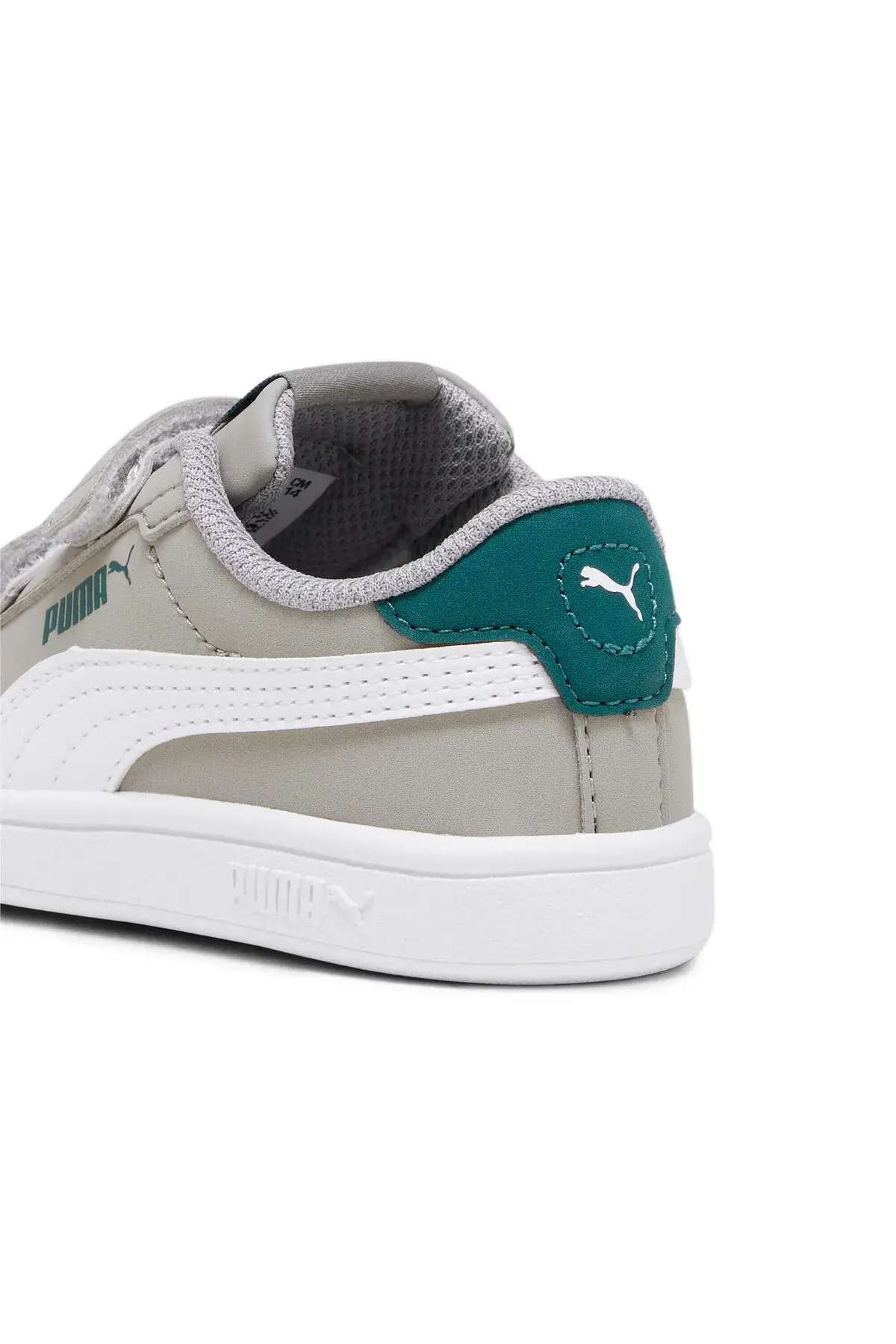 Puma Smash 3.0 Buck V Inf Gri Çocuk Günlük Spor Ayakkabı