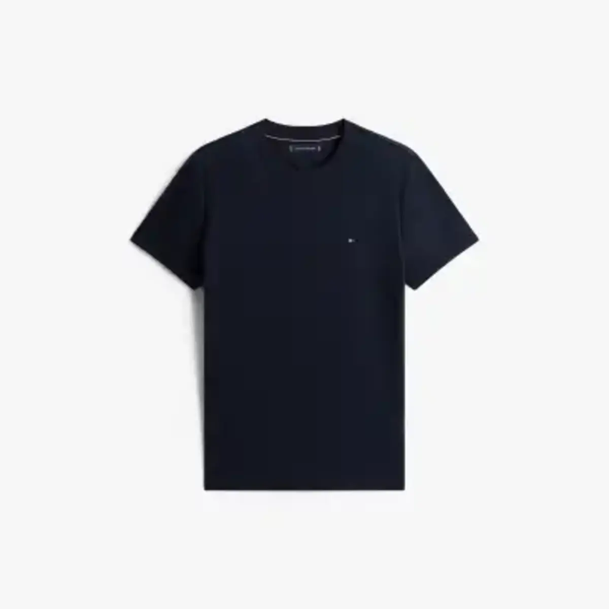Tommy Hilfiger LUXURY INTERLOCK TEE, DW5 Siyah Erkek T-Shirt & Polo