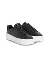 Calvin Klein FF CUPSOLE LACE UP L, BEH Siyah Kadın Spor Ayakkabı & Sneaker