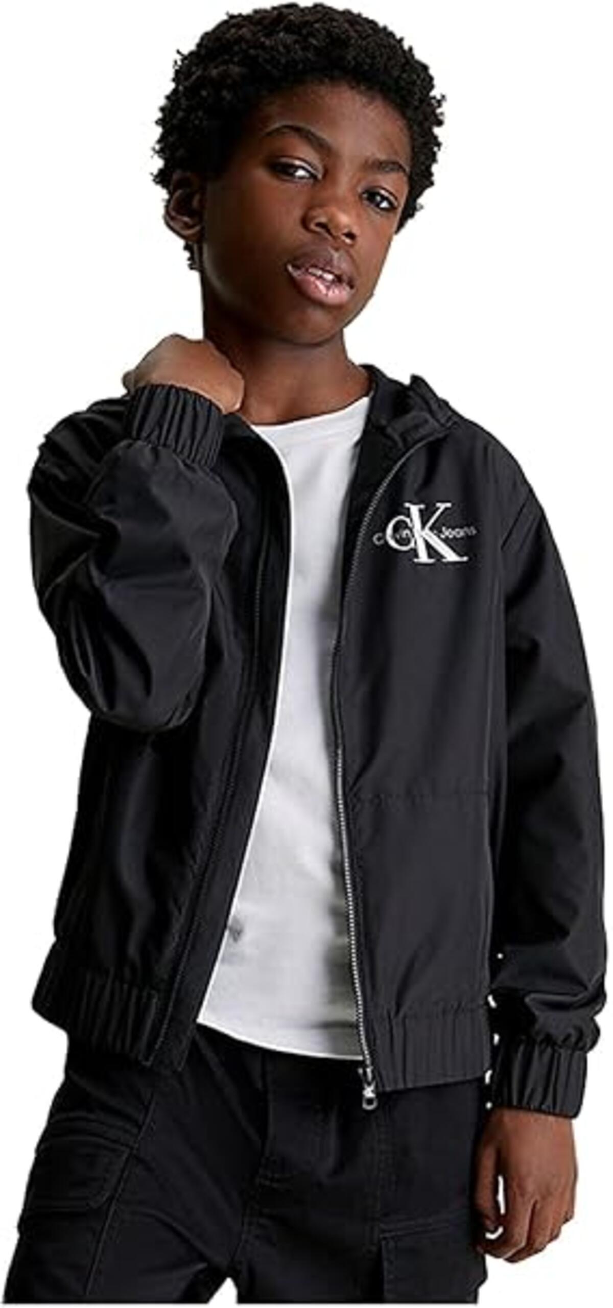 Calvin Klein INST. LOGO LIGHT PAD, BEH Siyah Erkek Çocuk Ceket