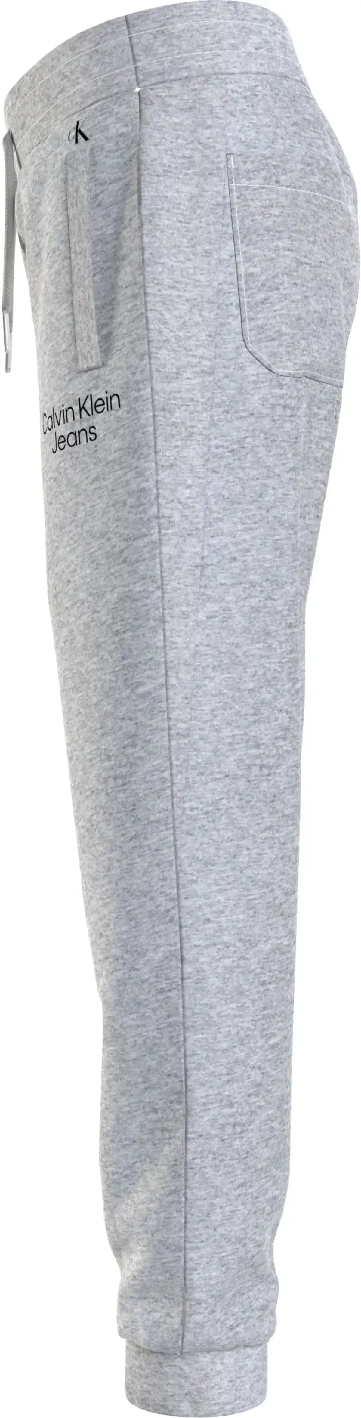 Calvin Klein CKJ STACK LOGO SWEAT Erkek Gri Eşofman Altı