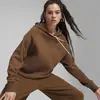Puma INFUSE Relaxed Hoodie TR Kahverengi Kadın Sweatshirt