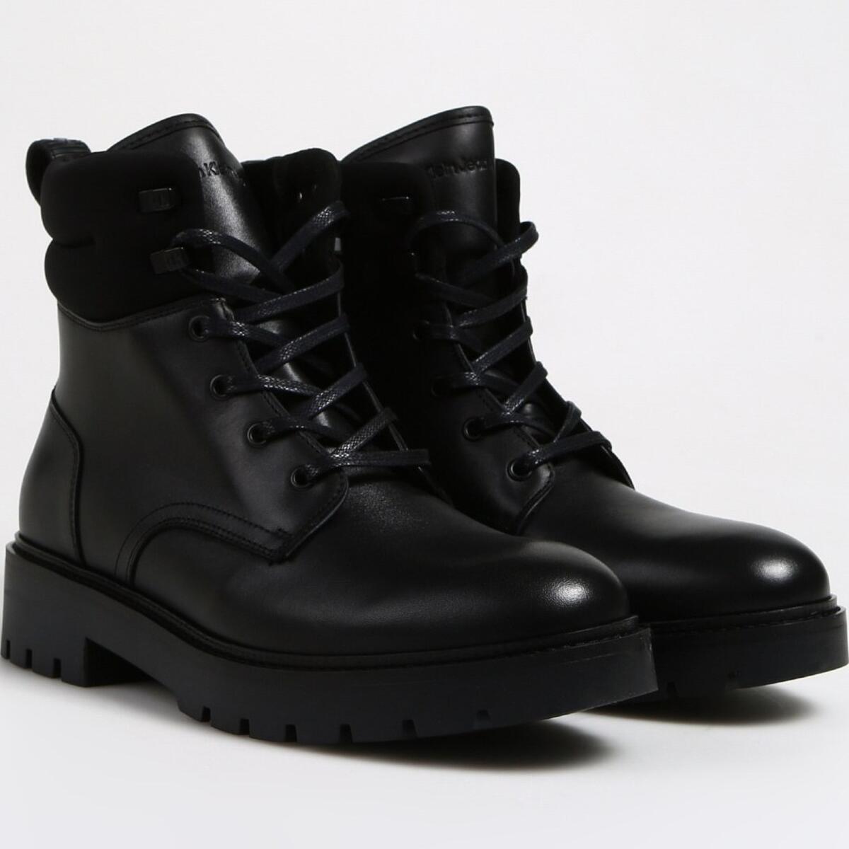 Calvin Klein COMBAT MID LACEUP BO Erkek Siyah Bot