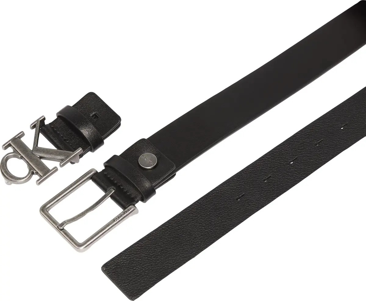 Calvin Klein BELT GIFT SET Erkek Siyah Kemer