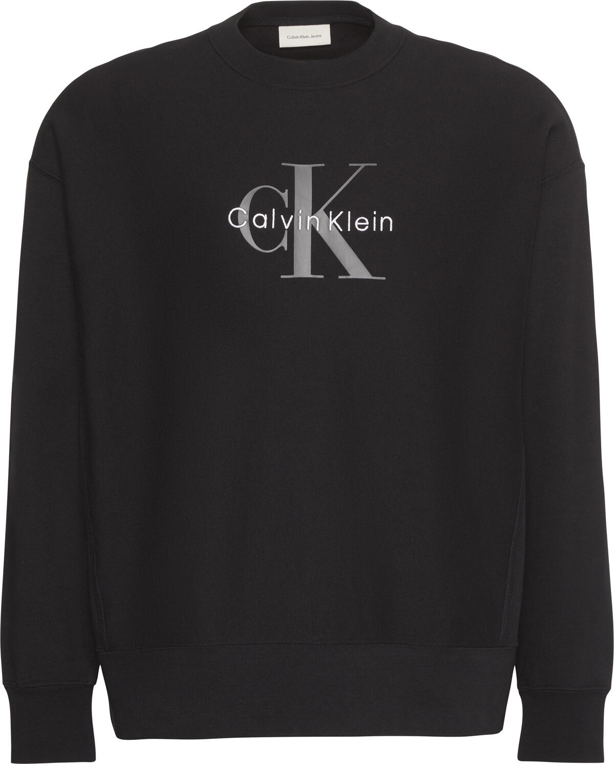 Calvin Klein LS EU 350TERRY MONOLOGO CN SWTSH Siyah Erkek Sweatshirt Calvin Klein LS EU 350TERRY MONOLOGO CN SWTSH Siyah Erkek Sweatshirt