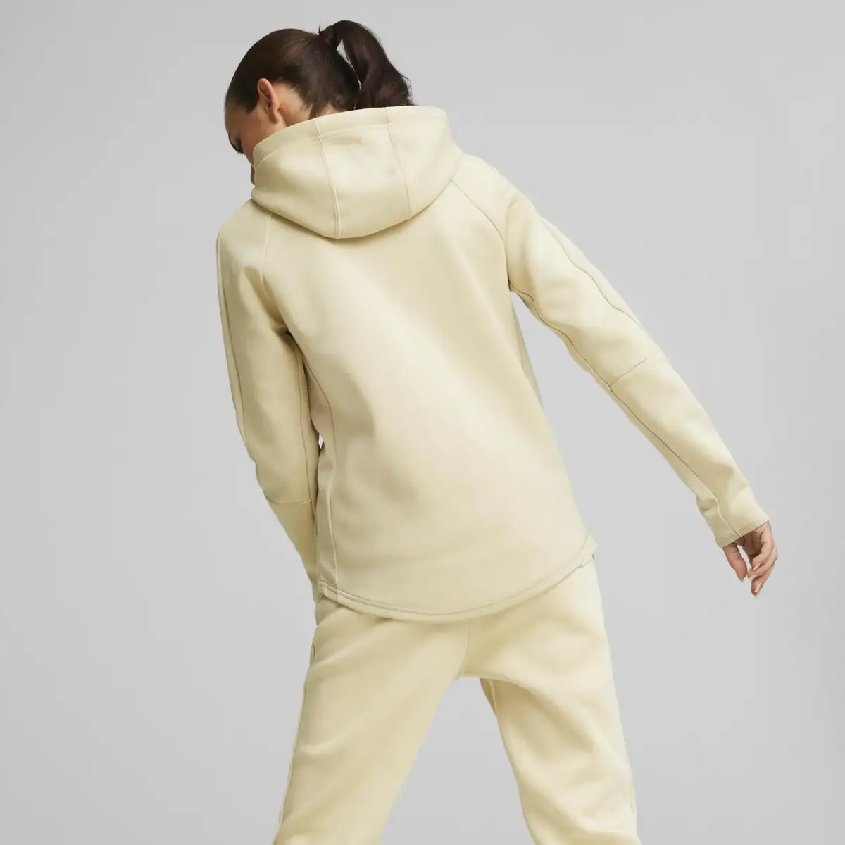 Puma EVOSTRIPE Full-Zip Hoodie Granola Kadın Hoodie