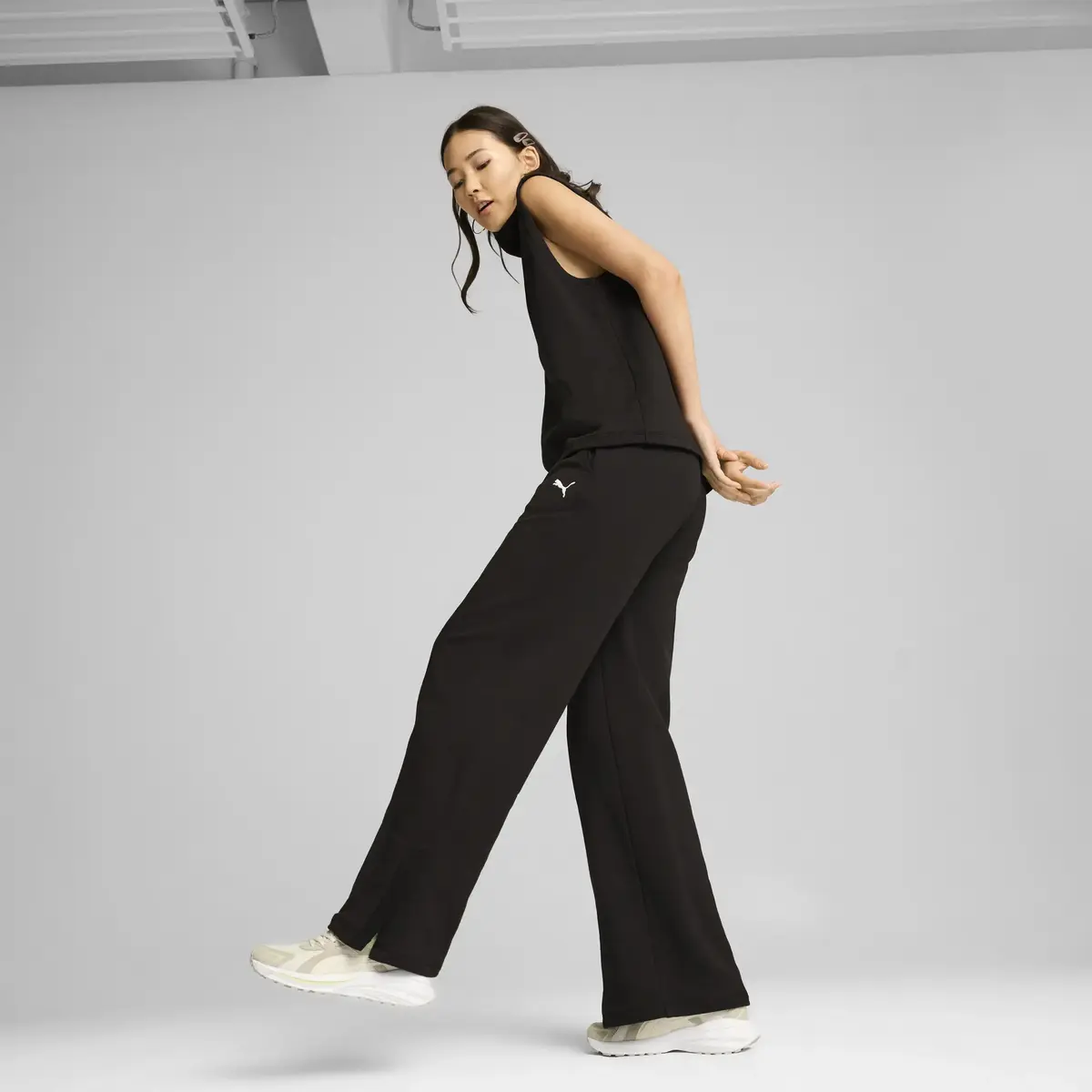 Puma HER Straight Pants Siyah Kadın Eşofman Altı