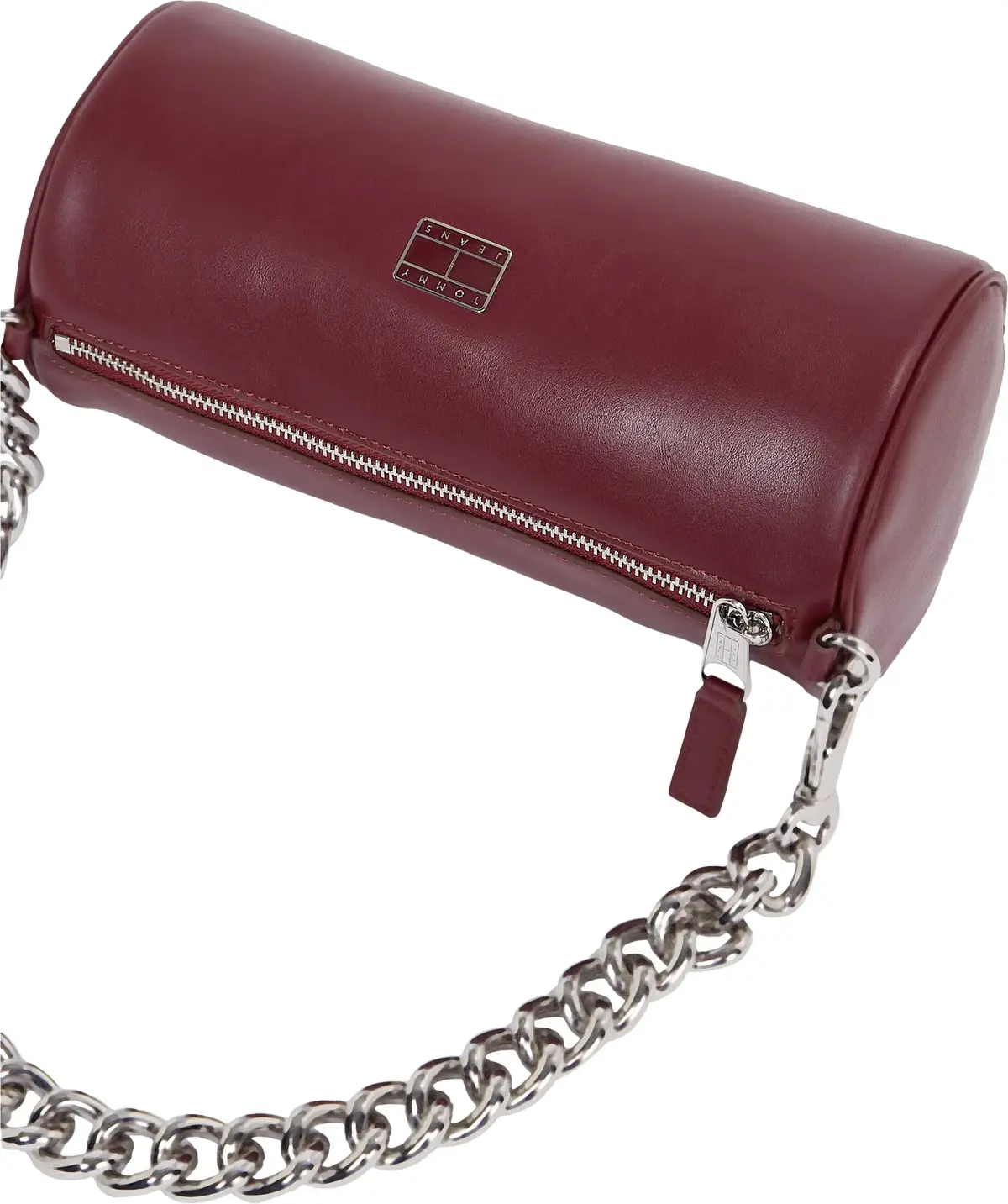 Tommy Hilfiger TJW CHAIN SHOULDER B, XIU Bordo Kadın Çanta & Cüzdan