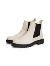 Tommy Hilfiger TH LEATHER CLEATED C, ACI Krem Kadın Bot