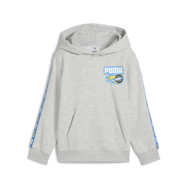 Puma X HOT WHEELS Hoodie Gri Erkek Çocuk Hoodie