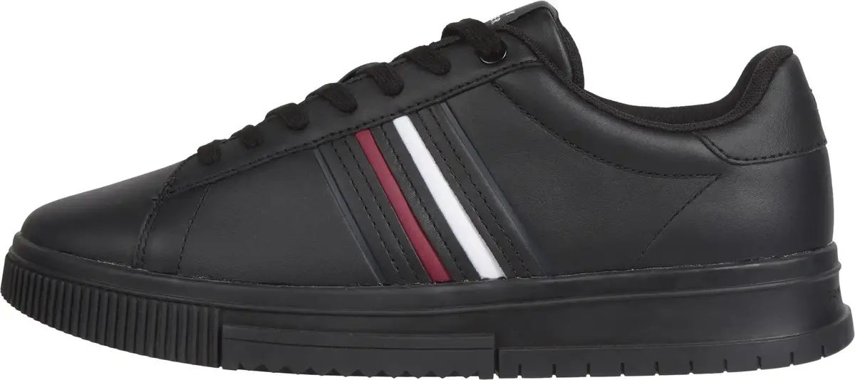 Tommy Hilfiger MODERN CUPSOLE STRIP, BDS Siyah Erkek Spor Ayakkabı & Sneaker